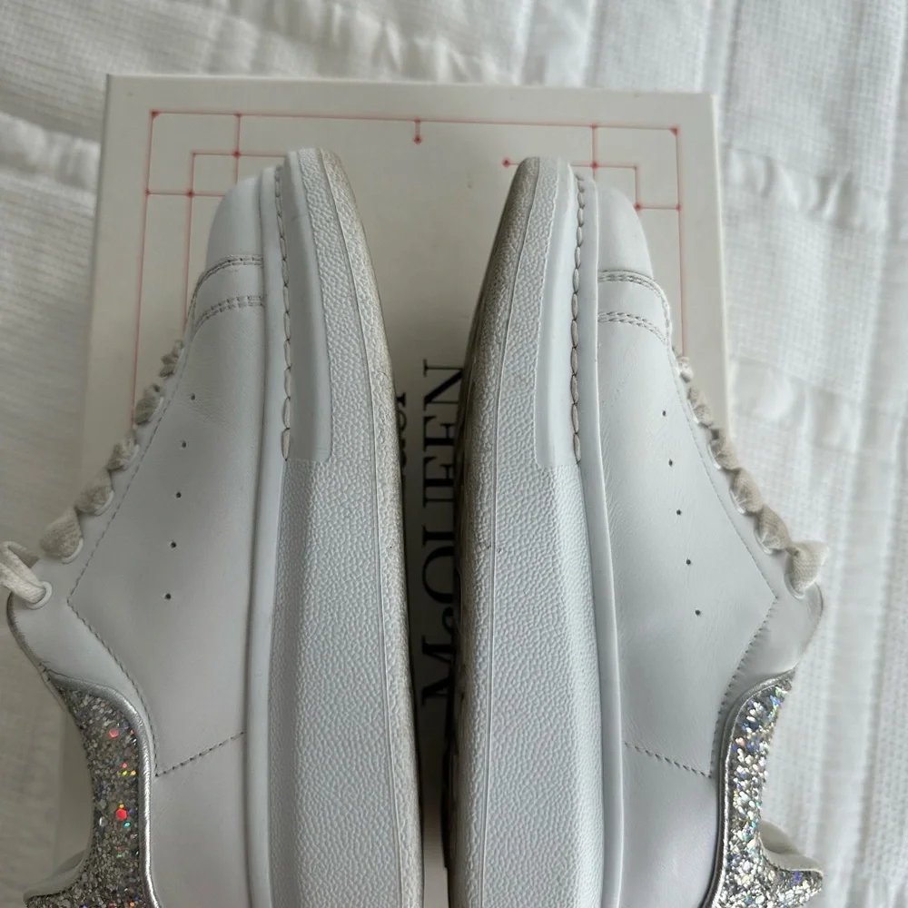 Kids Alexander McQueen glitter- sz 12 - Picture 3 of 7